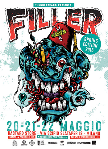 FILLER - 4° Convention di arte, illustrazione e grafica punk