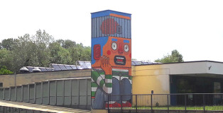 Mr. THOMS - Street art a Pavia, piscina Folperti