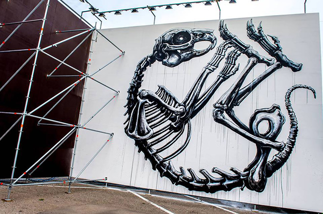 ROA - Street Music Art, Milano. photo credit: Francesco Prandoni