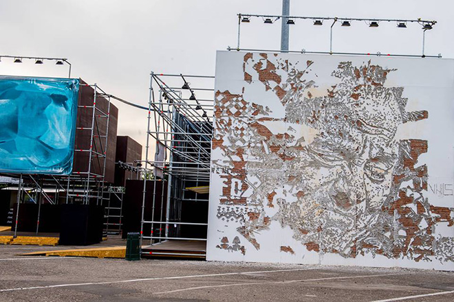 Vhils - Street Music Art, Milano. photo credit: Francesco Prandoni