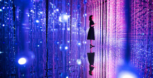 teamLab - Crystal Universe, Interactive Digital Installation, 2015