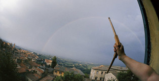 Luca Patella - Tessitura solare con Arcobaleno, 1976