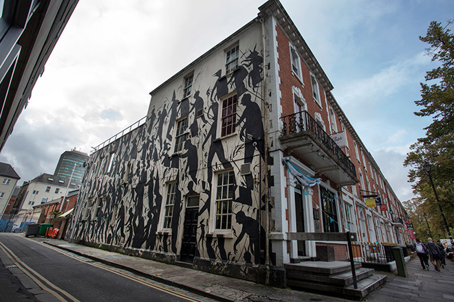 David de la Mano, Empty Walls Festival, 2014, Cardiff, UK