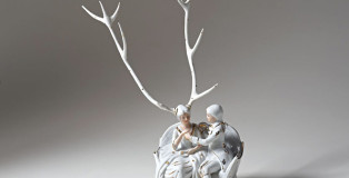 Andrea Salvatori - No title, 2002, pottery and porcelain, 40x24x24 cm