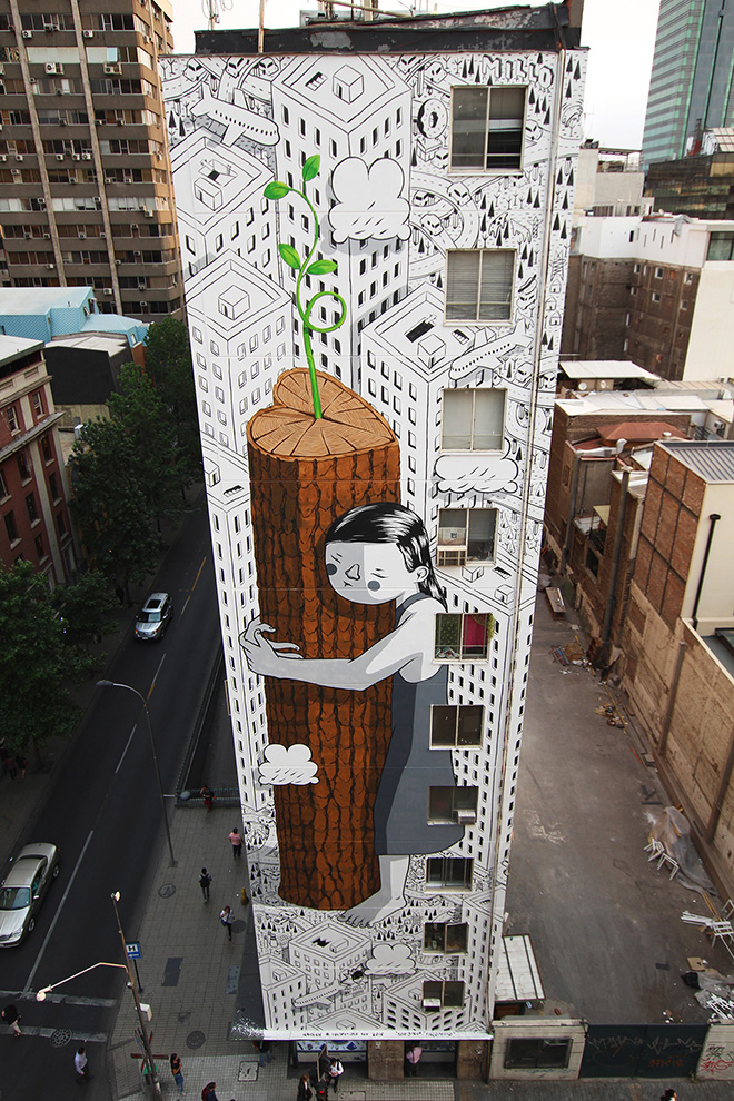 Millo - Never give up, Santiago del Cile