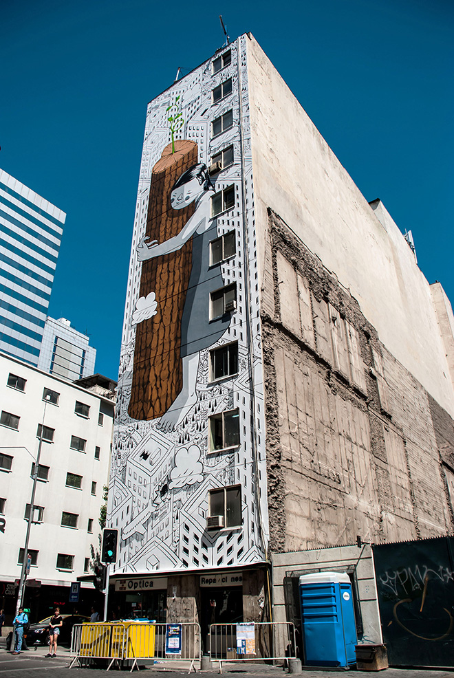 Millo - Never give up, Santiago del Cile