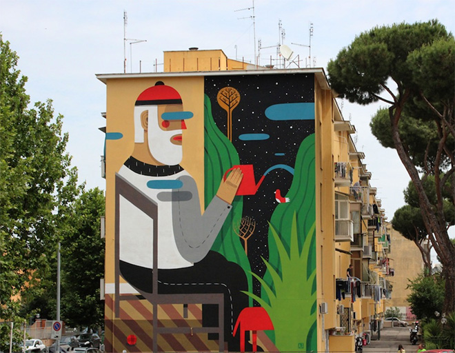 Agostino Iacurci - Blindwall, Roma