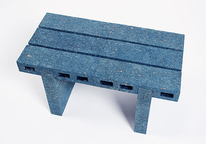 Woojai Lee - PaperBricks coffetable, detail