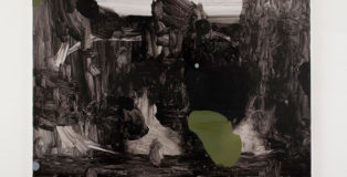 Mirko Baricchi - Pangea #18, 2017, tecnica mista su tela, cm 50x60