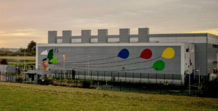 Fuchsia MacAree - Dublin Google Data Center, Data Center Mural project