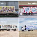 Truck art project – Aryz, Ana Barriga, Remed, Sergio Mora
