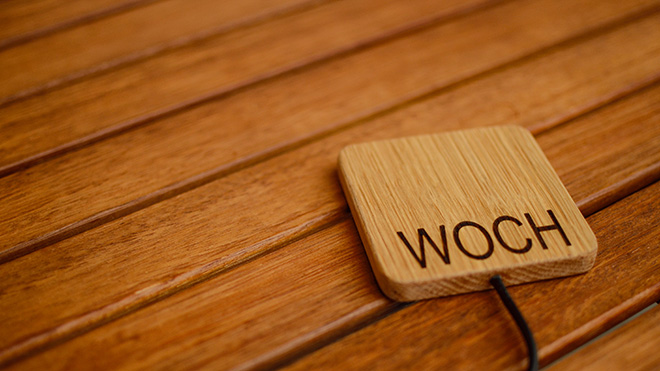 WOCH by PEDPAC - Wooden wireless phone charger