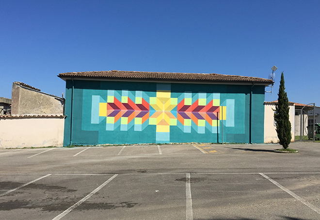 David Petroni - Mural in Selci, (Rieti)