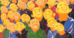 Fang Lijun, 2016, UNBOUNDED exhibition, Mantova