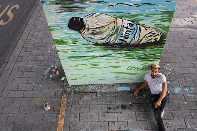 WALK the LINE - Arte urbana sui piloni della Sopraelevata di Genova