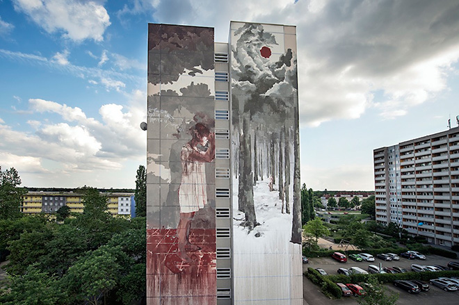 Borondo - Wilkommen, Berlin, 2016