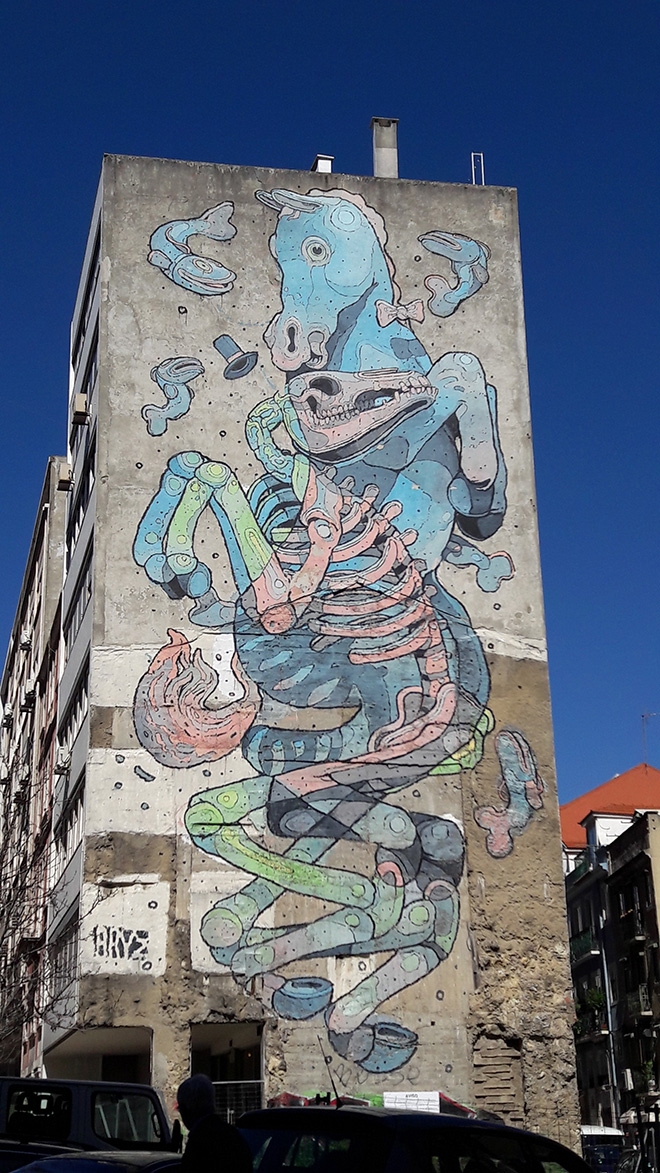 Aryz - Street art Lisbona