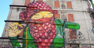 Os gemeos - Picoas, Street art Lisbona