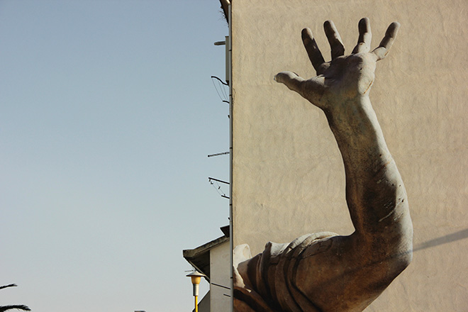 Collettivo Sbagliato - MACROSOMIA, cufù urban festival, Castrofilippo (Agrigento), 2017. photo credit: Angelo Jaroszuk Bogasz e Antonio Inzalaco