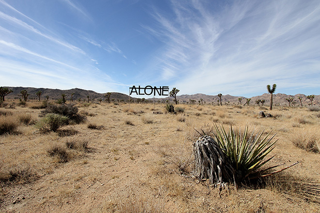 Rero - Untitled (ALONE), Joshua Tree, USA, 2013