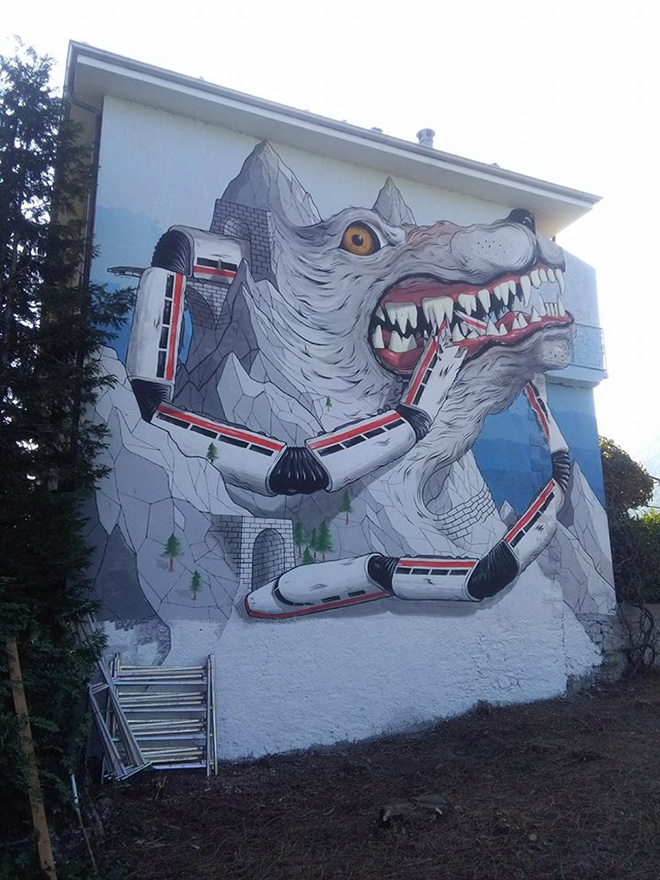 Alleg - Wall Susa, Villar Focchiardo, 2017