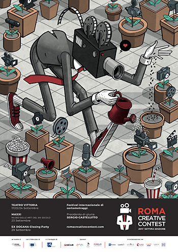 Locandina Roma Creative Contest 2017 - Artwork by Mr. THOMS