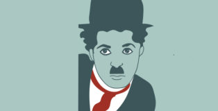 Charlie Chaplin - Illustrazione di @Annalisa Grassano