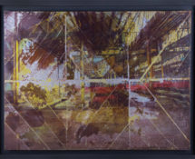 Livio Ninni, SECTION Y, 90 x 55 cm phototransfer on iron
