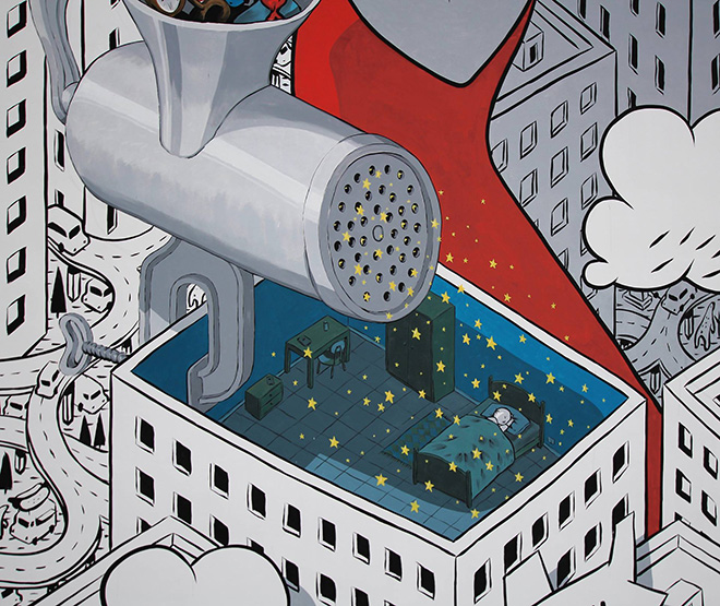 Millo - Dream, murale, Fontanelle (Pescara)