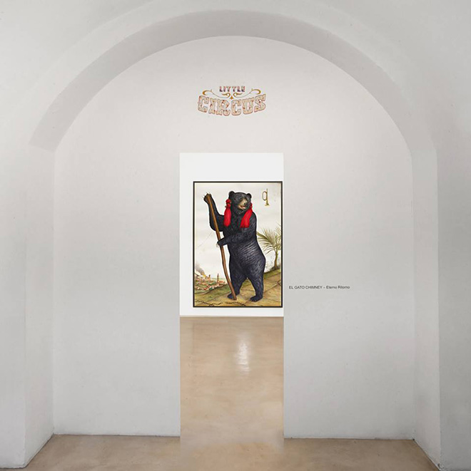 El Gato Chimney - Eterno Ritorno, installation view, Antonio Colombo Arte Contemporanea, Milano