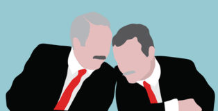 Falcone e Borsellino - Illustrazione di @Annalisa Grassano