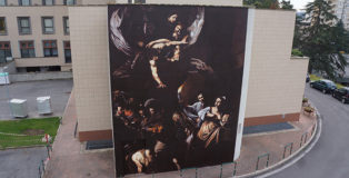 Andrea Ravo Mattoni - Le Sette opere della Misericordia del Caravaggio, Policlinico Gemelli, Roma