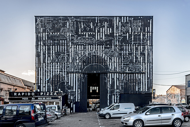 Borondo - Matière Noire, Marsiglia. (Isaac Cordal, installation). photo credit: ©Roberto Conte