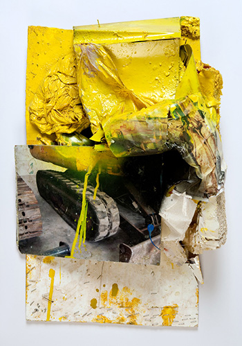 Giacomo Cossio - Grande Macchina (1), ferro, carta, smalto, 2008-2010