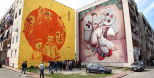 Parco dei Murales - Napoli, Ponticelli: street art in periferia. photo credit: Paolo Rotondo fotografo