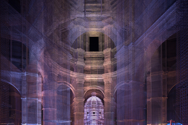 Edoardo Tresoldi - Etherea, site-specific installation, Coachella Valley Music and Arts Festival. photo credit: ©Roberto Conte