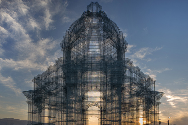 Edoardo Tresoldi - Etherea, site-specific installation, Coachella Valley Music and Arts Festival. photo credit: ©Roberto Conte