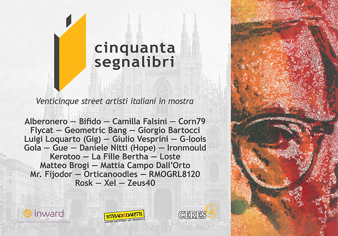 Cinquanta Segnalibri – 25 street artisti italiani in mostra