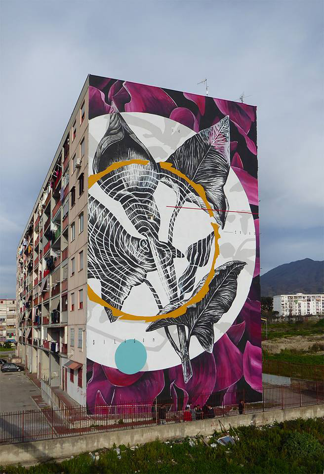 Fabio Petani - ‘O sciore cchiù felice, Parco dei Murales, Ponticelli, Napoli est