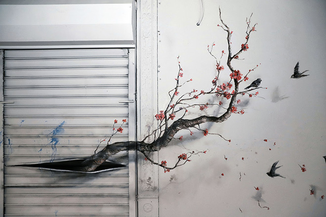 Pejac - Inner Power, 2 Henry St, New York, NY 10038, USA