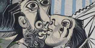 Pablo Picasso - Il bacio, 1969, olio su tela, 97x130 cm. Paris, Musée National Picasso. Credito fotografico: © RMN-Grand Palais (Musée national Picasso-Paris) /Jean-Gilles Berizzi/ dist. Alinari. ©Succession Picasso, by SIAE 2018