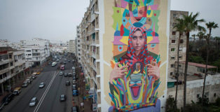 Decertor - Rabat, Jidar, Toiles de rue 2018. photo credit: Walid Ben Brahim