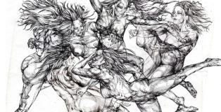 Giovanni Manzoni - Ricordi corposi mescolati, 170x230 cm, disegno su carta