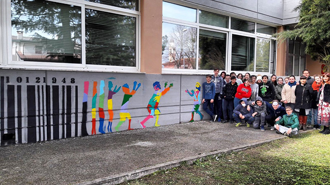 Gianluigi Zeni + Alunni scuola media Carlo Goldoni di Ceregnano