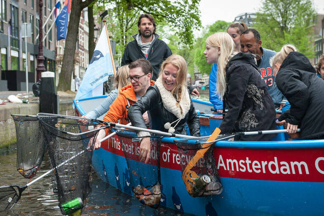 Plastic Whale - Stop talking, Fishing Plastic, Amsterdam