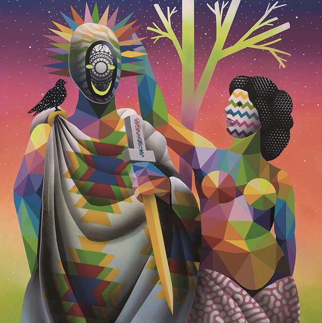 Okuda - Smile crowning, 2017