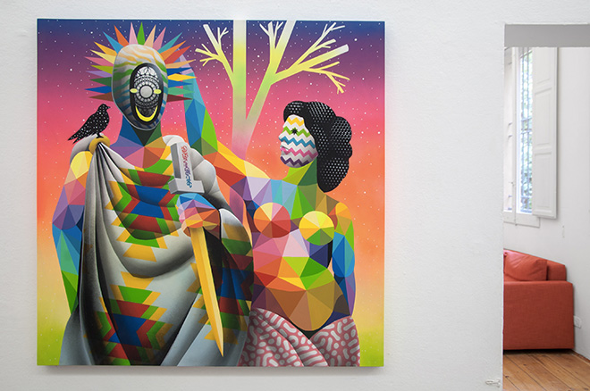 Okuda - Smile Crowning. Surreal Irreverence, MAGMA gallery