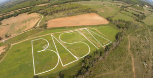 Philippe Pastor - «Basta», Land Art near Figueras (Spain)