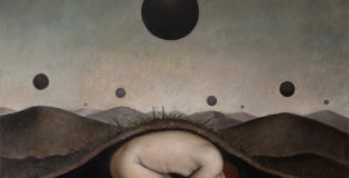 Alessandro Sicioldr - Il Risveglio, 2018. olio su tela, cm 100x120