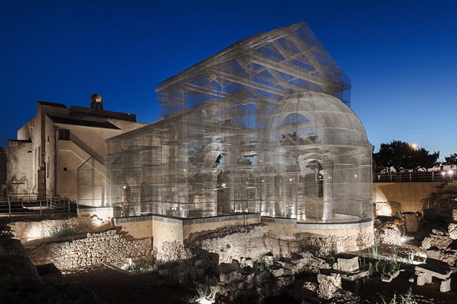 Edoardo Tresoldi - Basilica di Siponto. photo credit: Roberto Conte